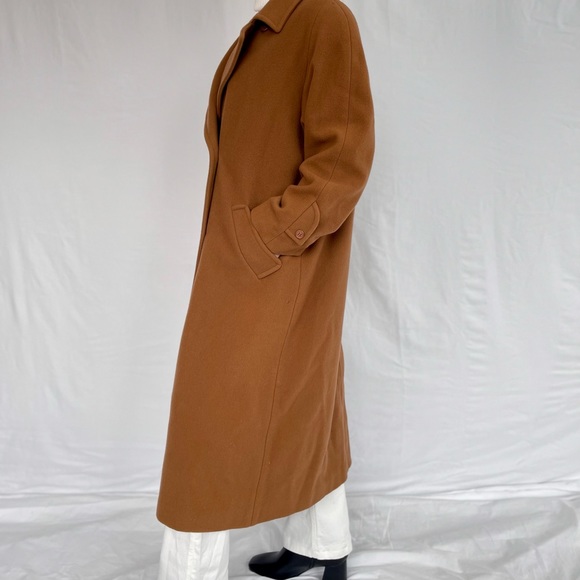 Vintage 100% Wool coat L- XL caramel from Me-Jay Made in Canada - Picture 5 of 14